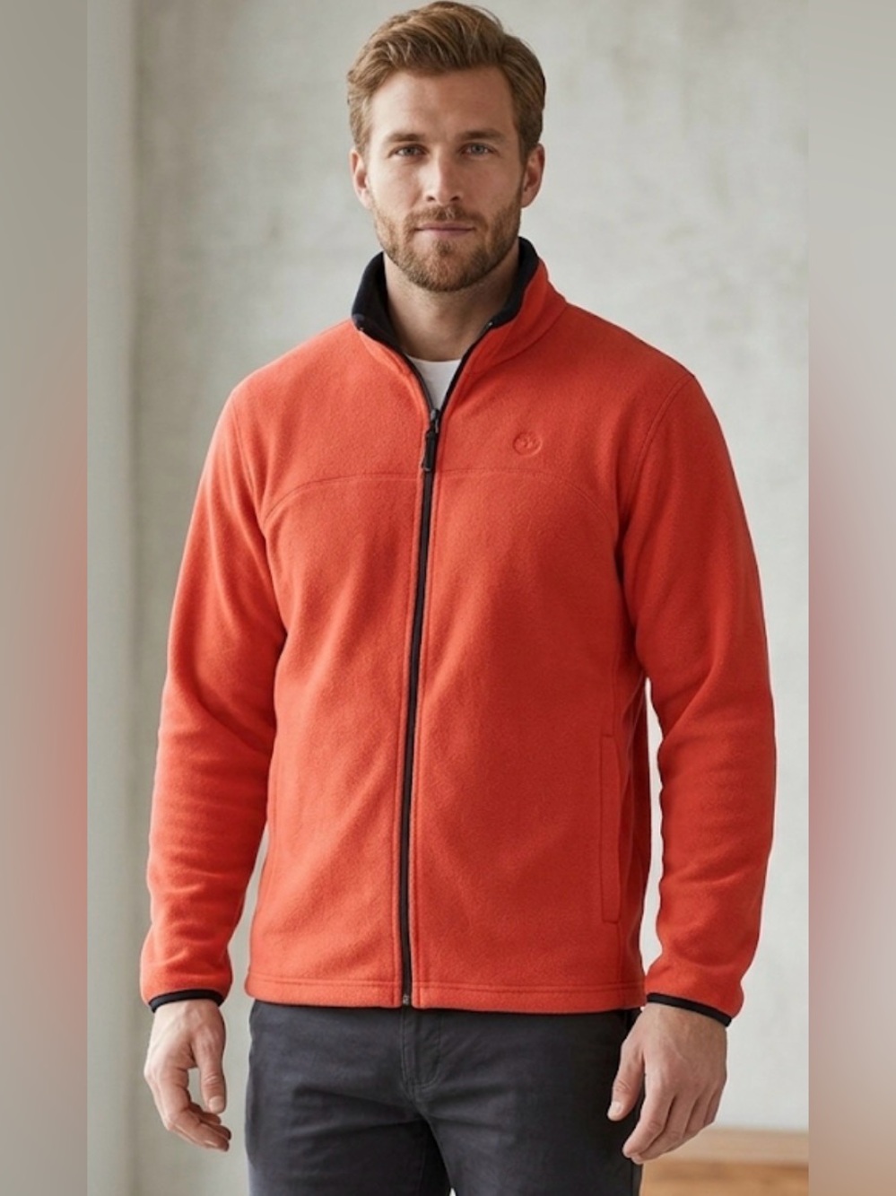 NEW Timberland Stratham Issue Outdoor Gear Full Zip Fleece Jacket Size Large